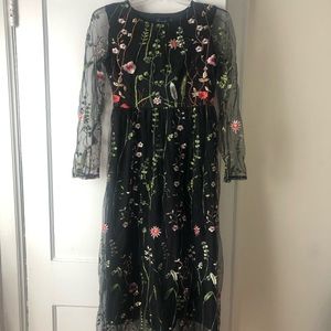 NEVER worn floral formal dress / size medium
